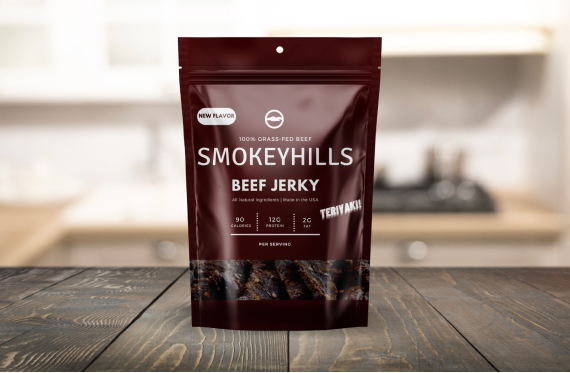 custom printed beef jerky bags