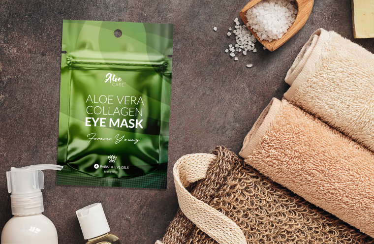 skin care package-eye mask packaging-sachet
